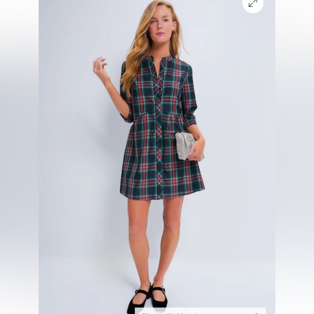 TUCKERNUCK Highland Tartan Royal Shirt Dress New with Tag W1518 Sz XXL